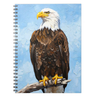 Bald Eagle Art Notebook |American Wildlife Journal ノートブック