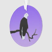 Bald Eagle at Sunset -オリジナルワイルドライフアート オーナメント (正面)