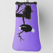 Bald Eagle at Sunset -オリジナルワイルドライフアート ゴルフヘッドカバー (回転90)