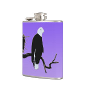 Bald Eagle at Sunset -オリジナルワイルドライフアート フラスク (左)