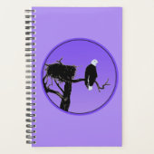 Bald Eagle at Sunset -オリジナルワイルドライフアート プランナー手帳 (正面)
