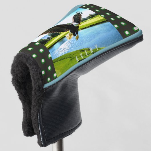 Bald Eagle - Big Bird   Golf Towel ゴルフヘッドカバー (3/4 正面)
