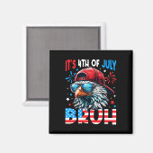 Bald Eagle Bruh 7月4日7月4日Men Boys K マグネット (正面/裏面)