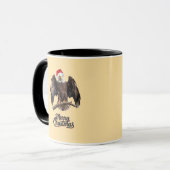 Bald Eagle Christmas マグカップ (正面左)