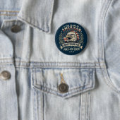 Bald Eagle Emblem 250 Years of America Blue Button 缶バッジ (インサイチュ)