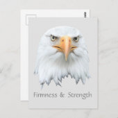 Bald Eagle Firmness & Strengthカスタマイズ可能 ポストカード (正面/裏面)