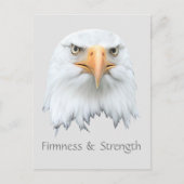 Bald Eagle Firmness & Strengthカスタマイズ可能 ポストカード (正面)