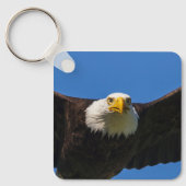 Bald Eagle Flyby Up Close キーホルダー (正面)