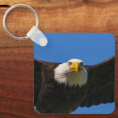 Bald Eagle Flyby Up Close キーホルダー (正面)