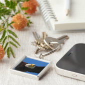 Bald Eagle Flyby Up Close キーホルダー (側面)