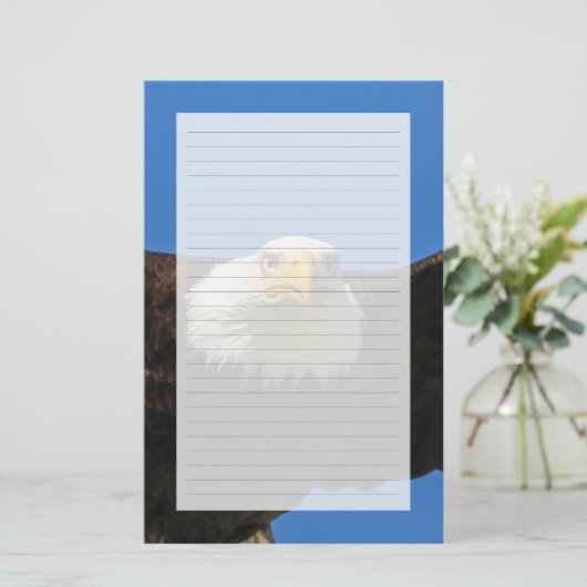 Bald Eagle Flyby Up Close 便箋 (スタンド正面)