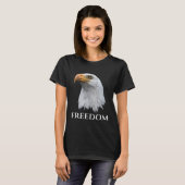 Bald Eagle Freedomカスタマイズ可能 Tシャツ (正面フル)