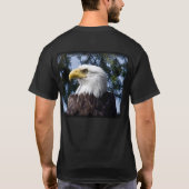 Bald Eagle Head – シャツ (裏面)