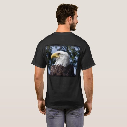 Bald Eagle Head – シャツ (裏面フル)