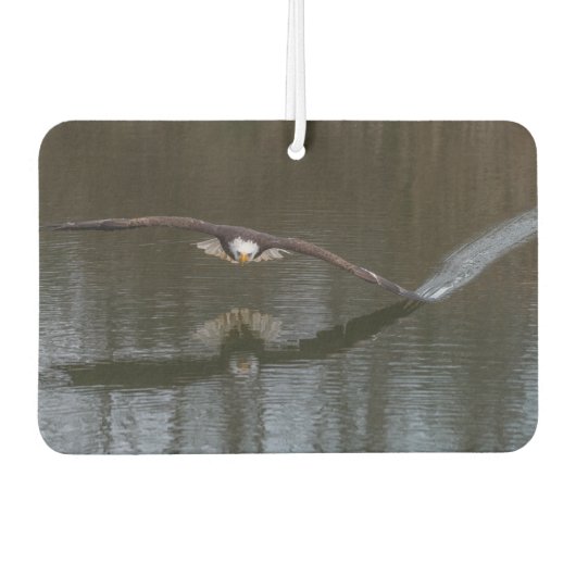Bald Eagle in Flight カーエアーフレッシュナー (正面)