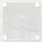 Bald Eagle in Flight ガラスコースター (裏面)