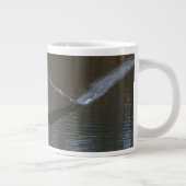 Bald Eagle in Flight ジャンボコーヒーマグカップ (右)
