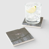 Bald Eagle in Flight ストーンコースター (横)