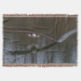 Bald Eagle in Flight スローブランケット