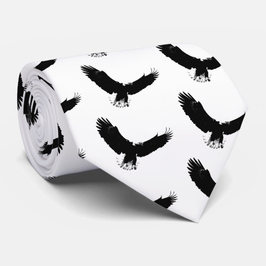Bald Eagle in Flight ネクタイ (ロール)