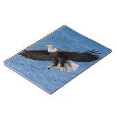 Bald eagle in flight ノートブック (左側)