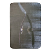 Bald Eagle in Flight バスマット (正面縦)