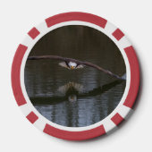 Bald Eagle in Flight ポーカーチップ (裏面)