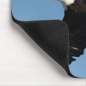 Bald Eagle in Flight マウスパッド (コーナー)