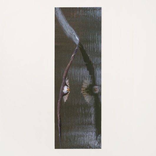 Bald Eagle in Flight ヨガマット (裏面)