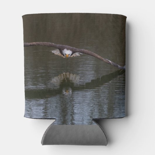 Bald Eagle in Flight 缶クーラー (裏面)