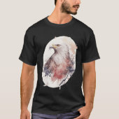 Bald Eagle Japanese Cherry Blossom Sakura Wildlife Tシャツ (正面)