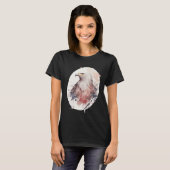 Bald Eagle Japanese Cherry Blossom Sakura Wildlife Tシャツ (正面フル)