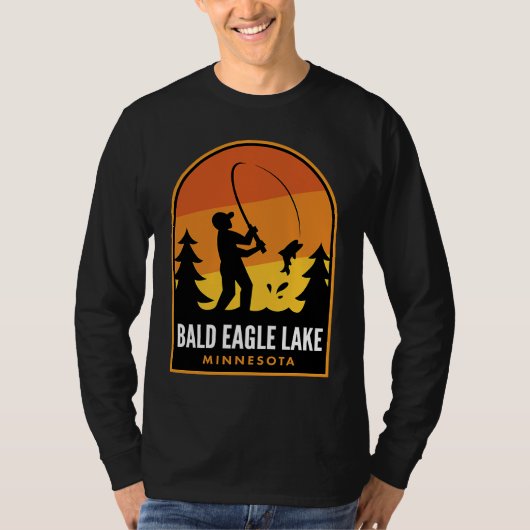 Bald Eagle Lake Minnesota Fishing Tシャツ (正面)