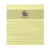 Bald Eagle Light Yellow Notepad ノートパッド (正面)