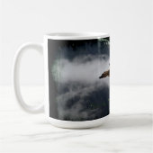BALD EAGLE & MISTY FOREST Tea & Coffee Mug コーヒーマグカップ (左)