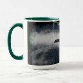 BALD EAGLE & MISTY FOREST Tea & Coffee Mug マグカップ (左)