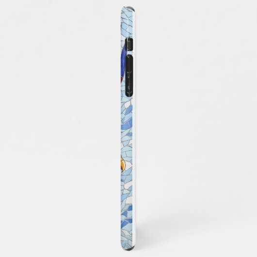 Bald Eagle Mosaic Phone Case – Freedom Aesthetic  iPhoneケース (左側)