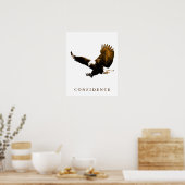 Bald Eagle Motivational Confidence Art Posters ポスター (キッチン)