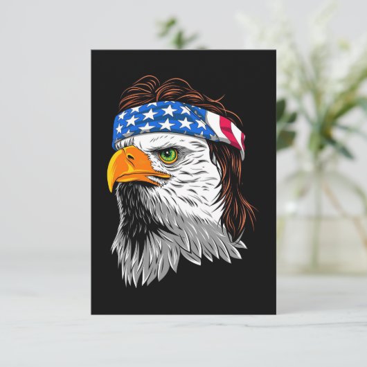 Bald Eagle Mullet USA 出欠カード (スタンド正面)