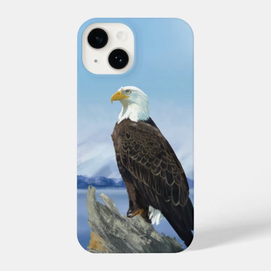 Bald Eagle Phone Case iPhoneケース (裏面)