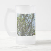 Bald Eagle Smile Frosted Glass Beer Mug フロストグラスビールジョッキ (左)