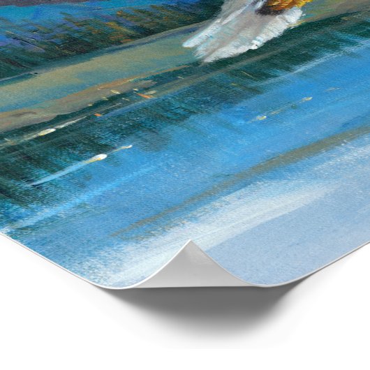 Bald Eagle Soaring ポスター (角)