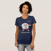 Bald Eagle、Star、Flagのカスタマイズが可スタイリッシュ能 Tシャツ (正面フル)