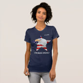 Bald Eagle、Star、Flagのカスタマイズが可素晴らし能 Tシャツ (正面フル)