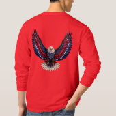 bald eagle tシャツ (裏面)