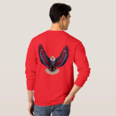 bald eagle tシャツ (裏面フル)
