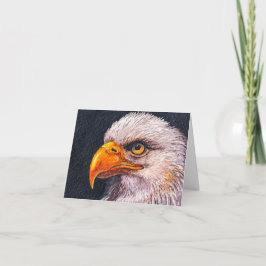 Bald Eagle Thank Or 空白の Note サンキューカード