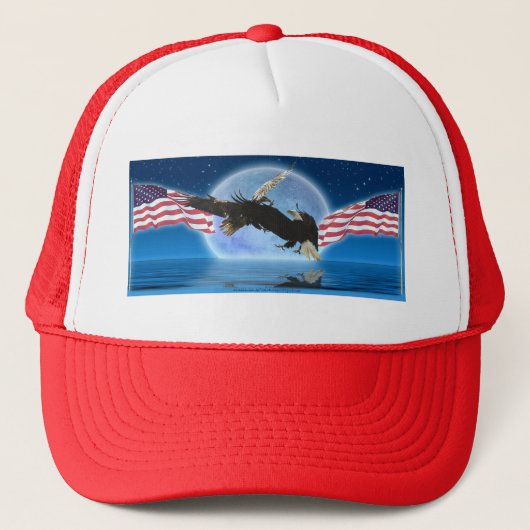 BALD EAGLE & US FLAGパトリオットシリーズ キャップ (正面)