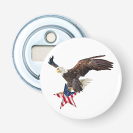 Bald eagle US flag 栓抜き