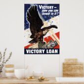 Bald Eagle -- Victory Loan ポスター (キッチン)